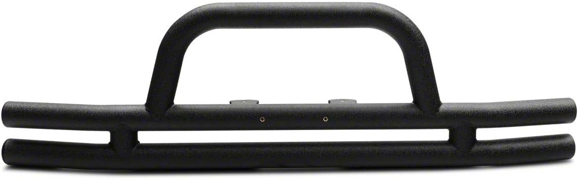 Textured Black Tubular Front Bumper D350367