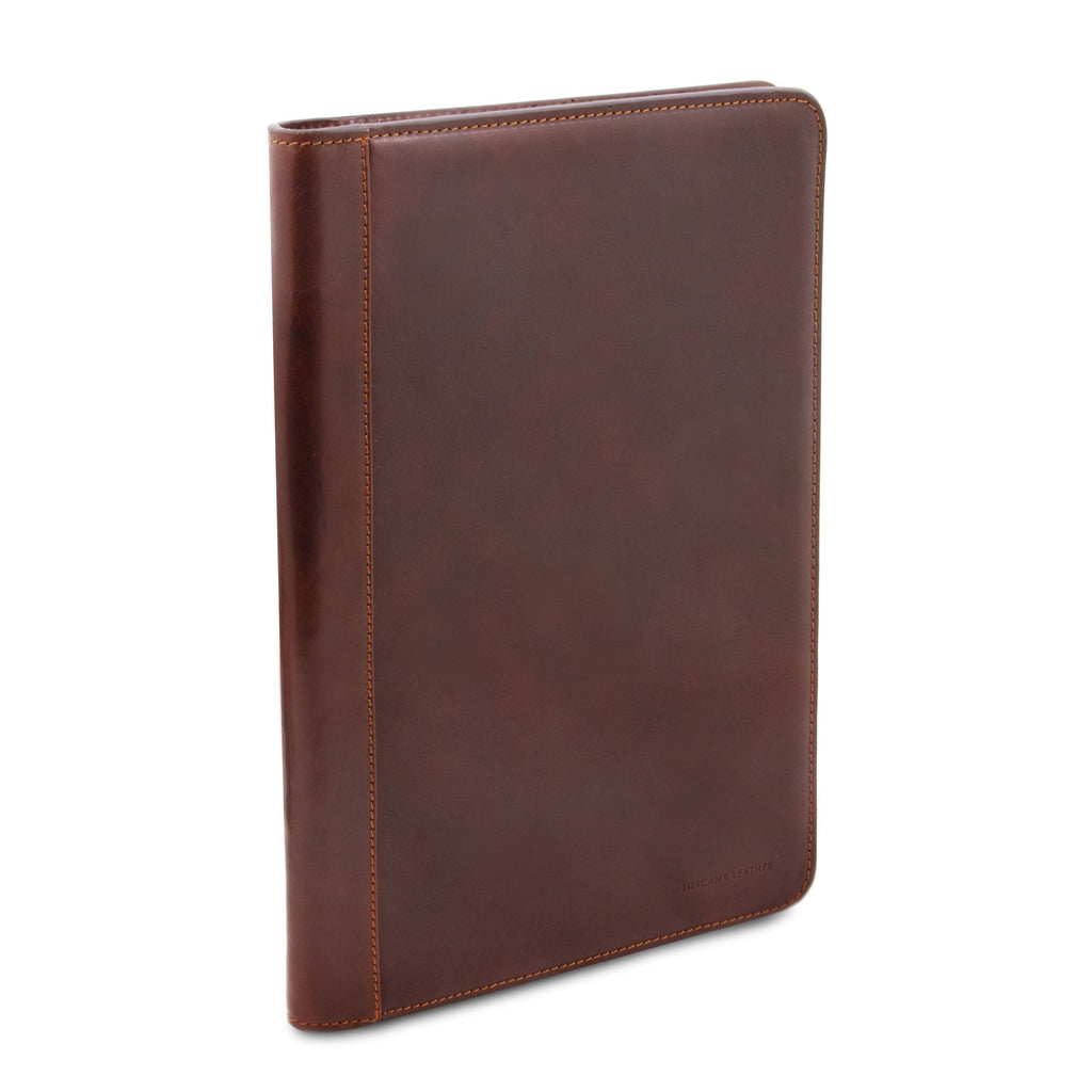 Black Leather Document Case with Ring Binder Z142212