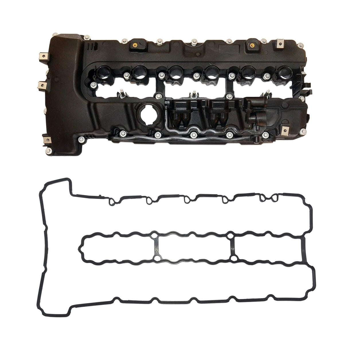 Engine Cylinder Head Top Cable Valve Cover with Gaskets for N54 Engine R363