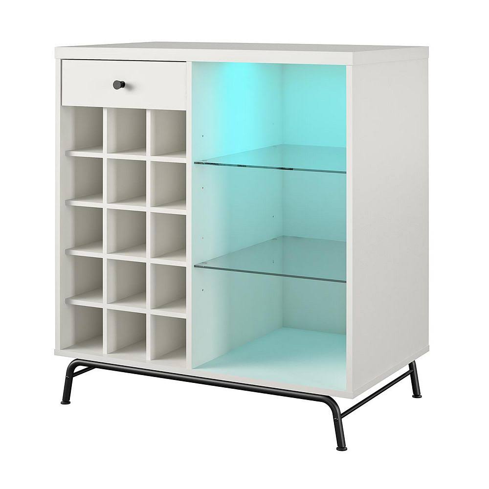 White Bar Cabinet A2964