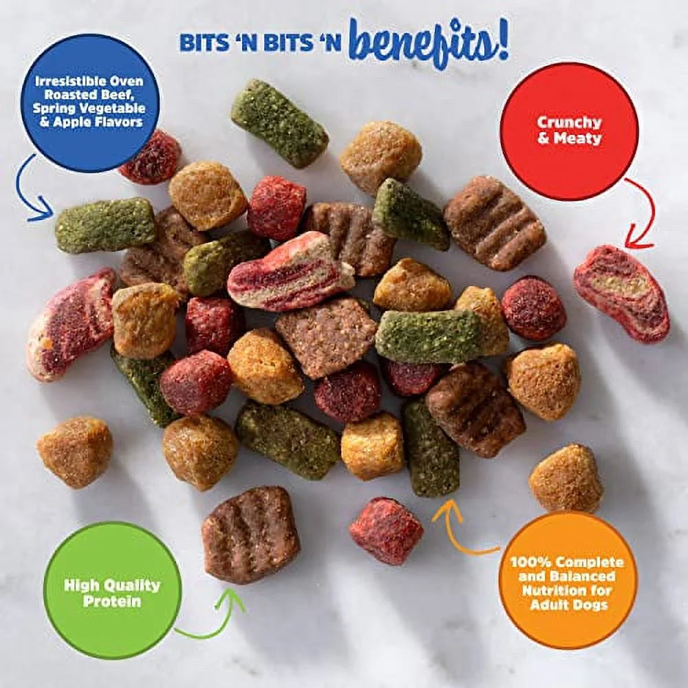 Oven Roasted Beef Flavor Dry Dog Food, 3.5 Pound Bag (Pack Of 4) H38324