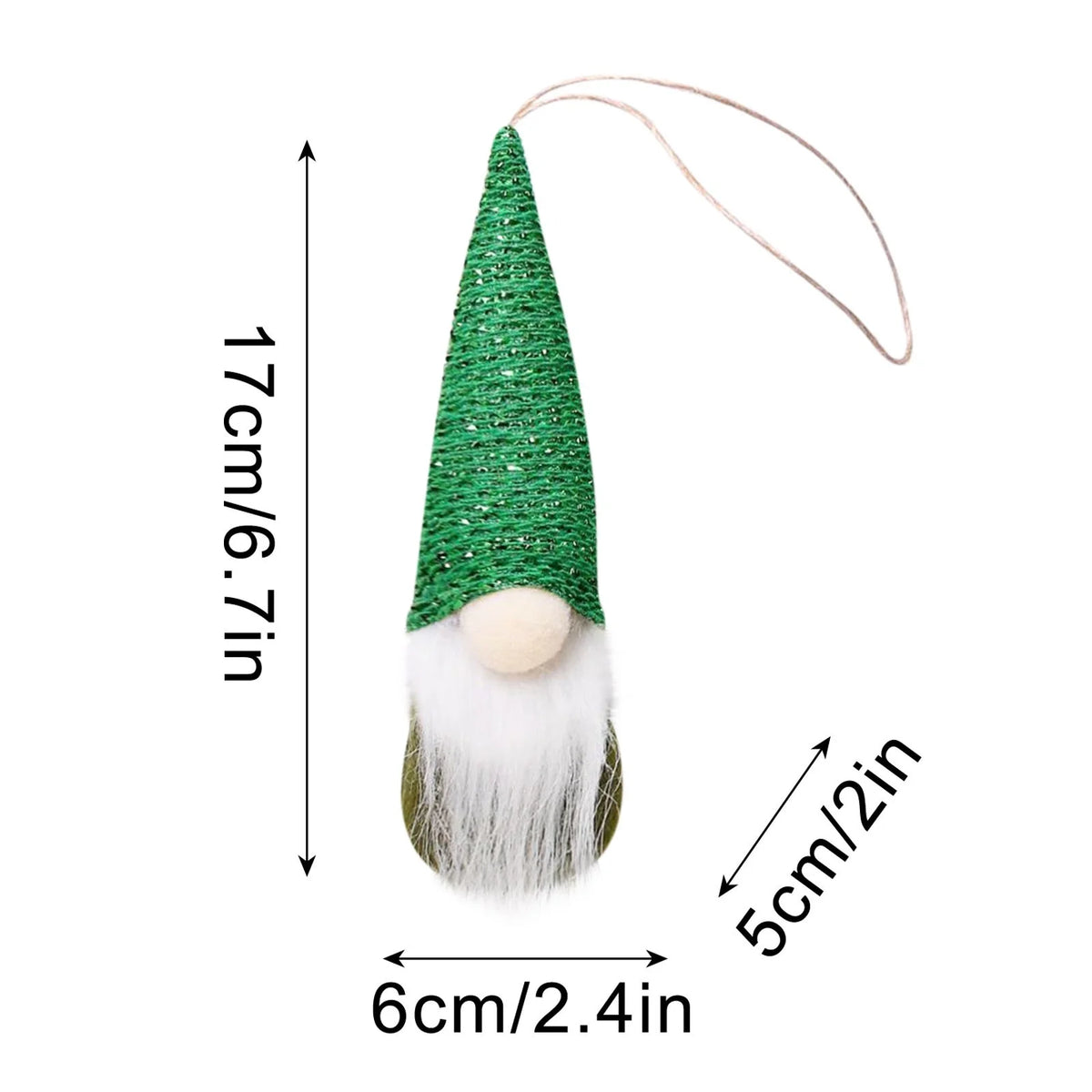 St. Patrick's Day Gnome Doll Swedish Elfs Dwarf Ornaments Set A657