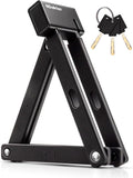 Black Pack of 2 Folding Bike Lock with Mounting Bracket L486529