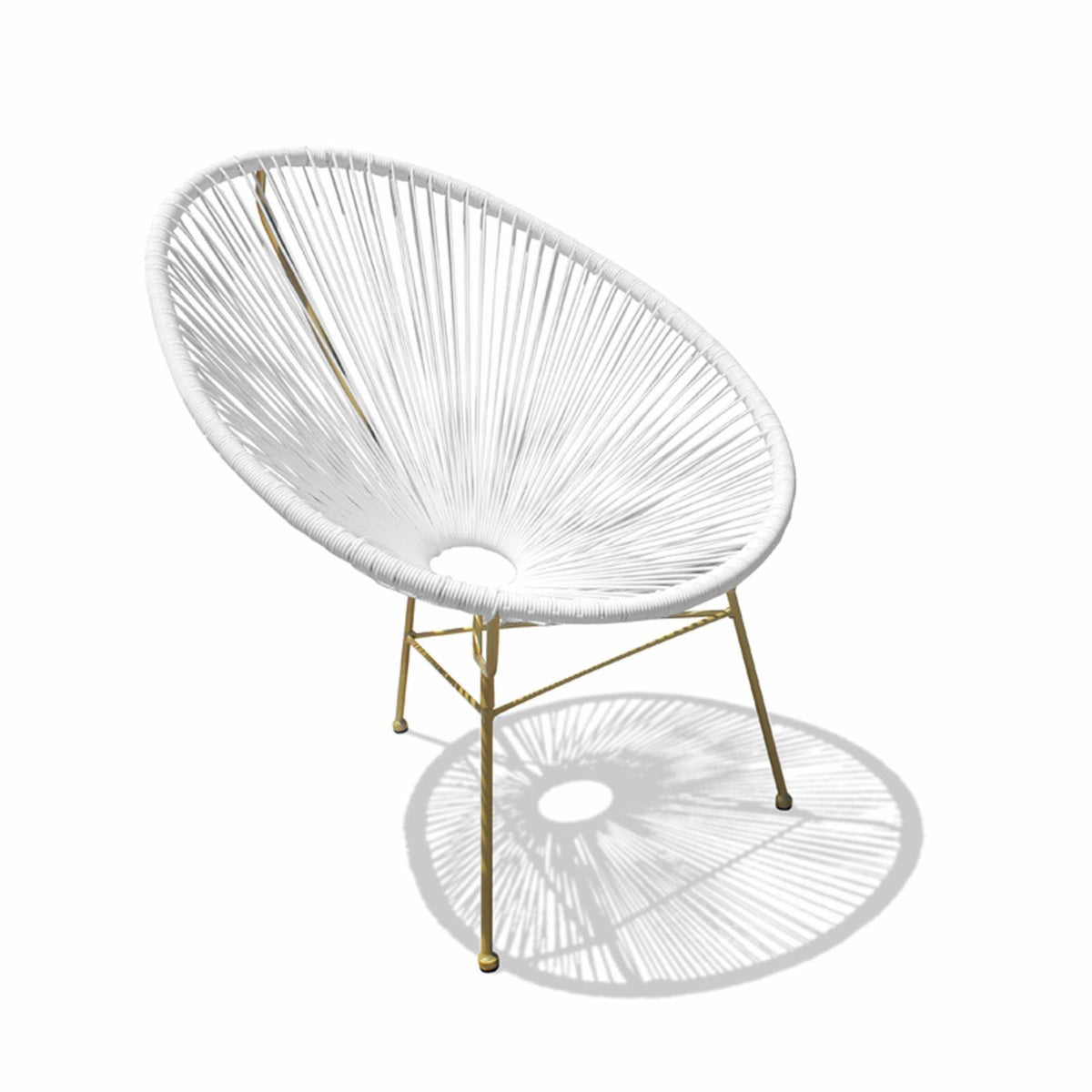 White Lightning Outdoor Lounge Chair R652
