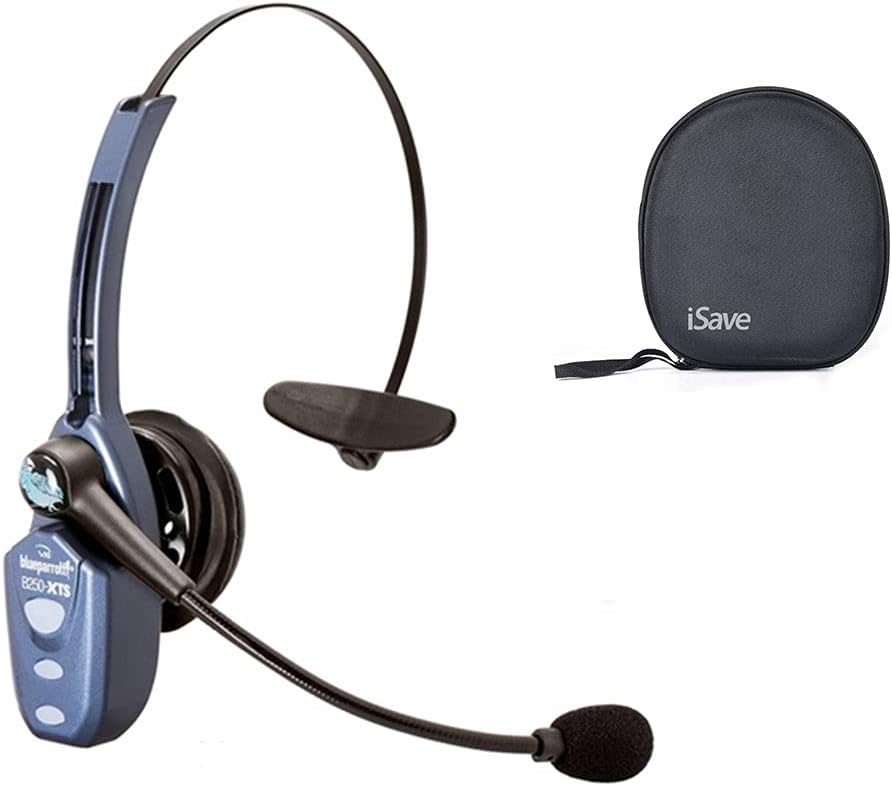 Noise Cancelling Wireless Bluetooth Headset with Carrying Case A5763