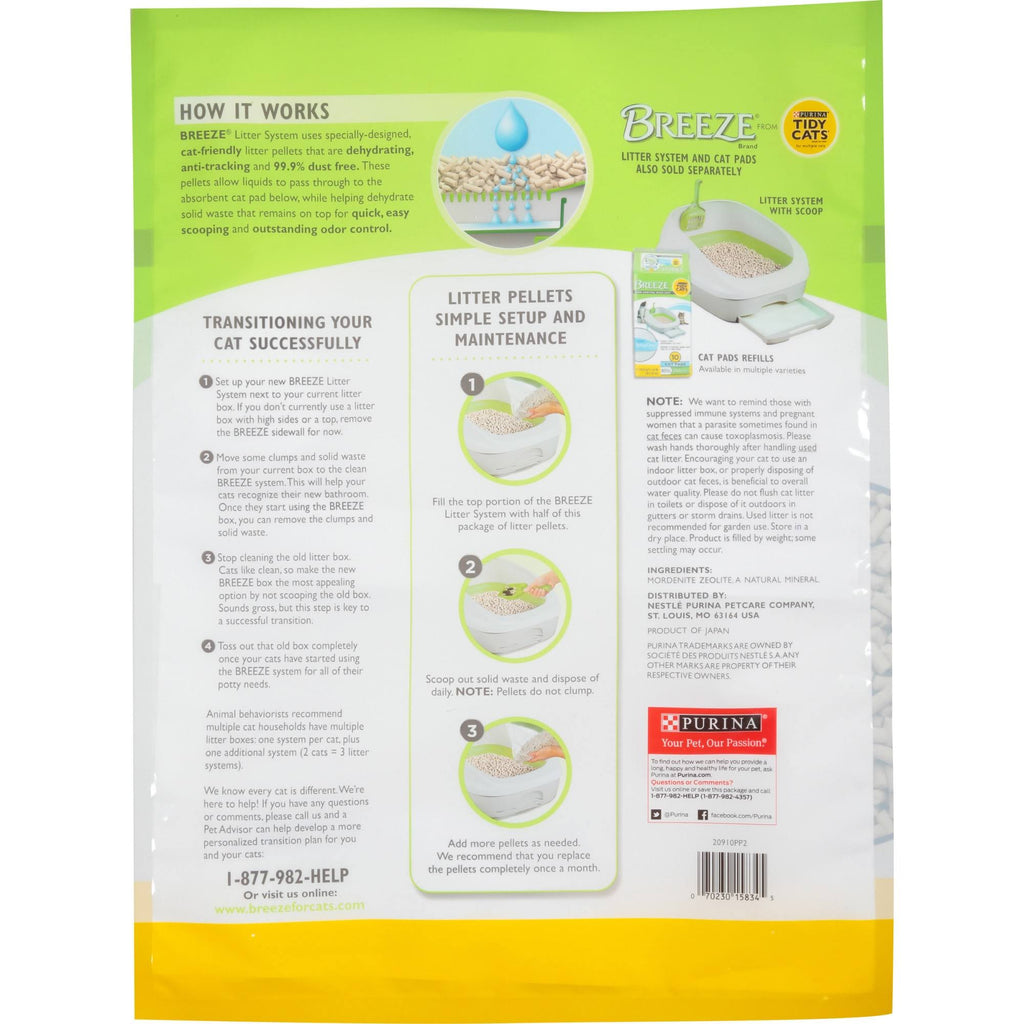 7 lbs Case of 4 Cat Litter Pellets Refill D35828