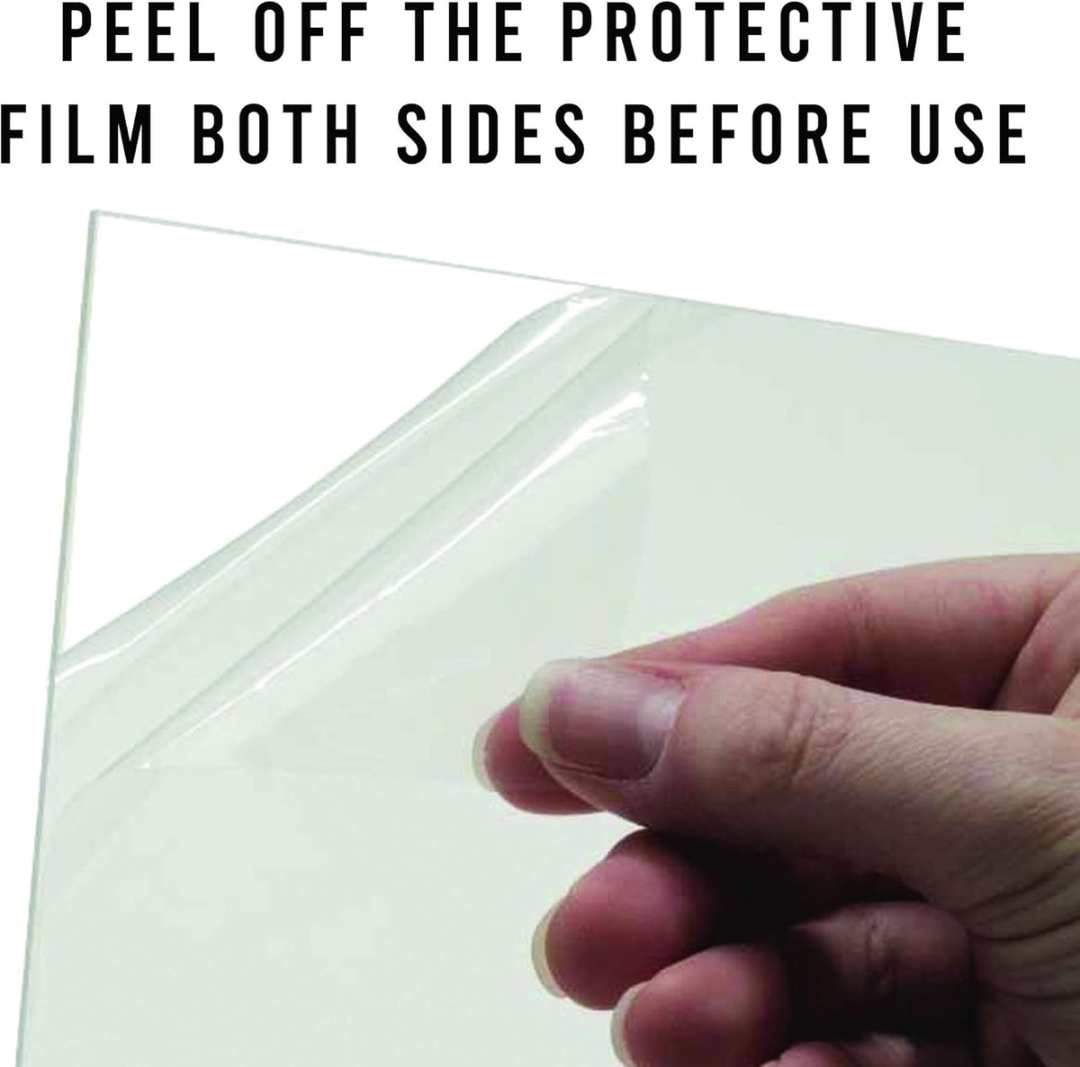 3-Sided Wrap-Around Polycarbonate Sneeze Guard, Pack of 2 O9457