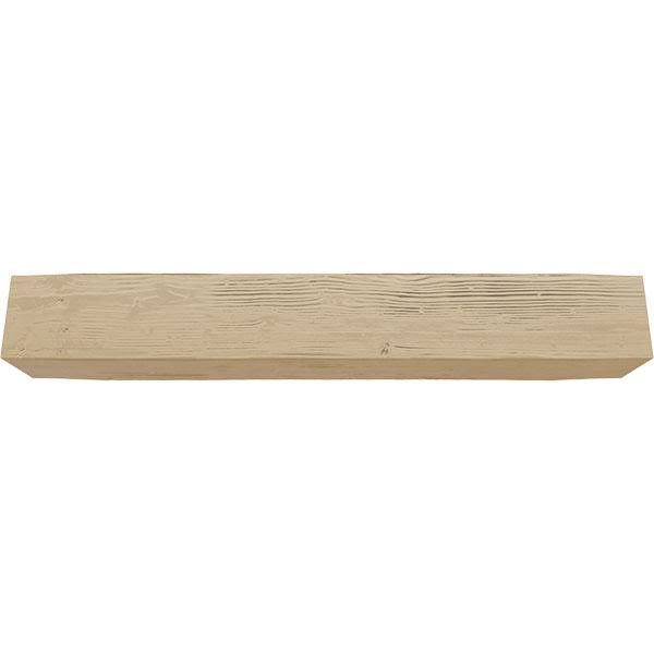Sandblasted Faux Wood Fireplace Mantel, Natural Pine V447336