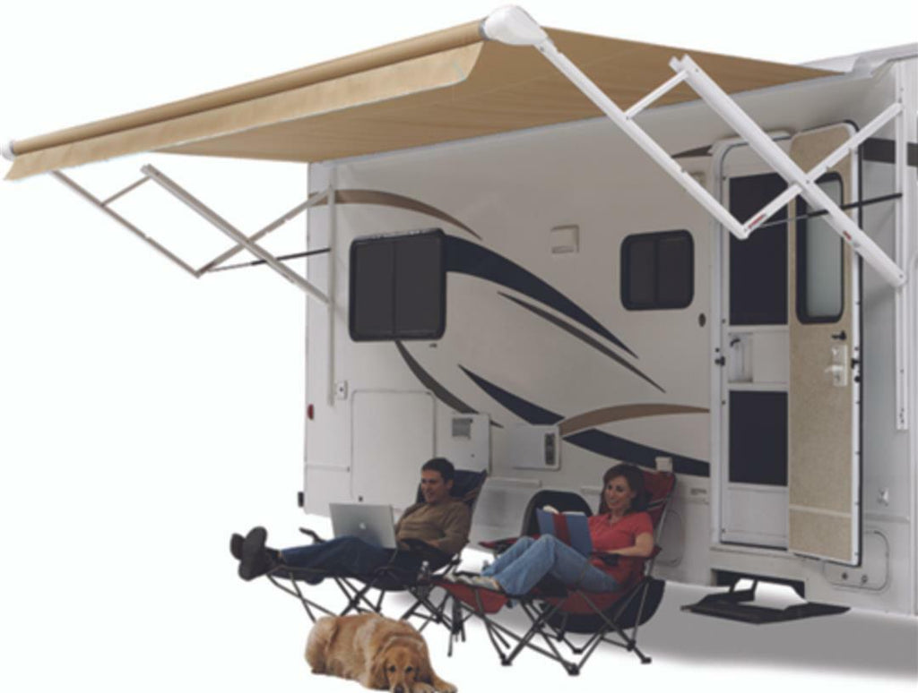 White Traveler RV Awning Arm with Adjustable Pitch P932