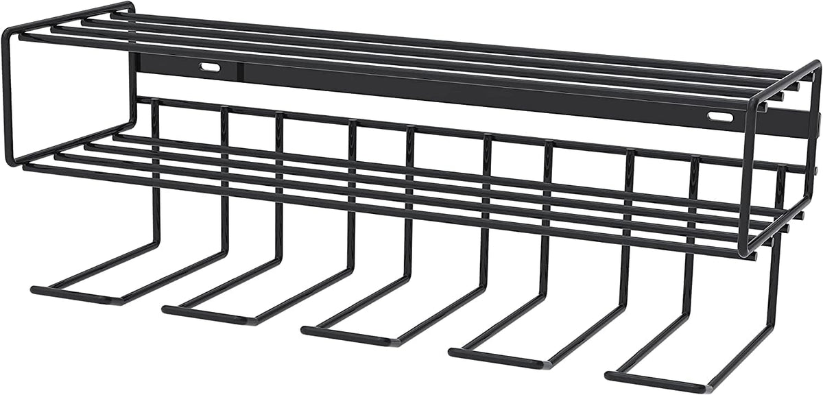 Heavy Duty Floating Tool Shelf 4-Pack Wall Mounted Steel Storage Rack O24327