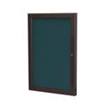 Blue Fabric Bulletin Board with Aluminum Frame I24672