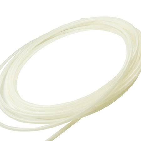 White Semi-Clear Plastic Tubing, Inner Diameter 0.016 inch, Outer Diameter 1/16 inch S419901