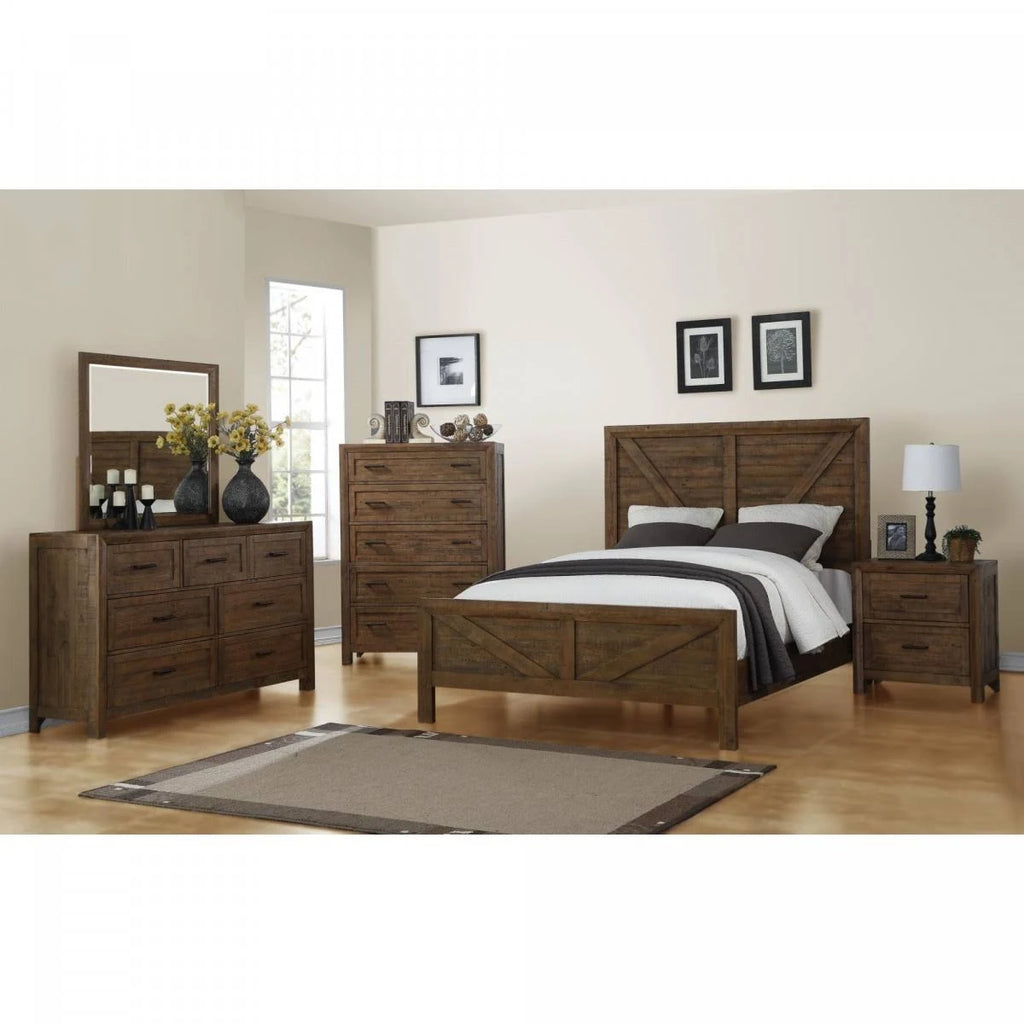 King Panel Bed E291