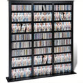 64" Triple CD DVD Media Storage Rack in Black H4548