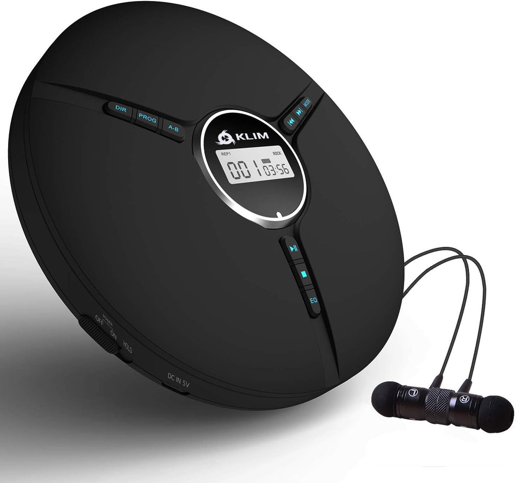 Portable CD Player with Built-in Battery, Black, Pack of 2 I5597