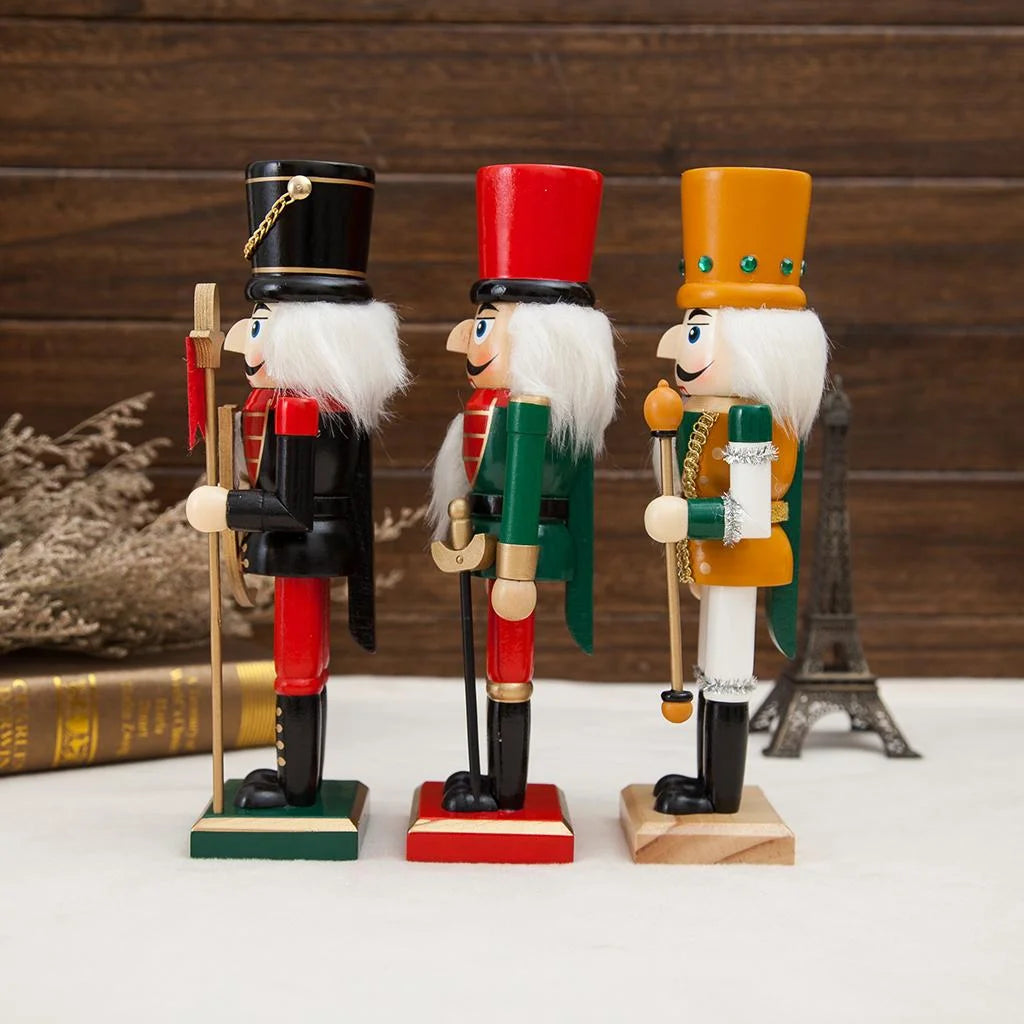 25cm Wooden Nutcracker Christmas Ornaments D5250