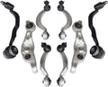 8pc Front Lower Upper Control Arm Suspension Kit E5939
