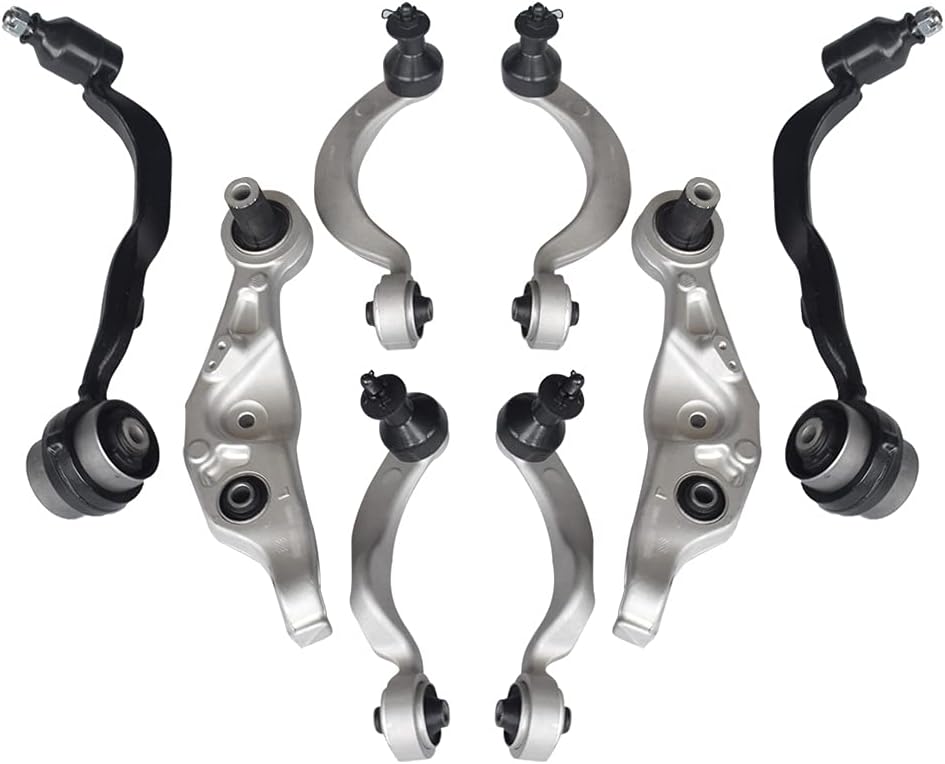 8pc Front Lower Upper Control Arm Suspension Kit E5939
