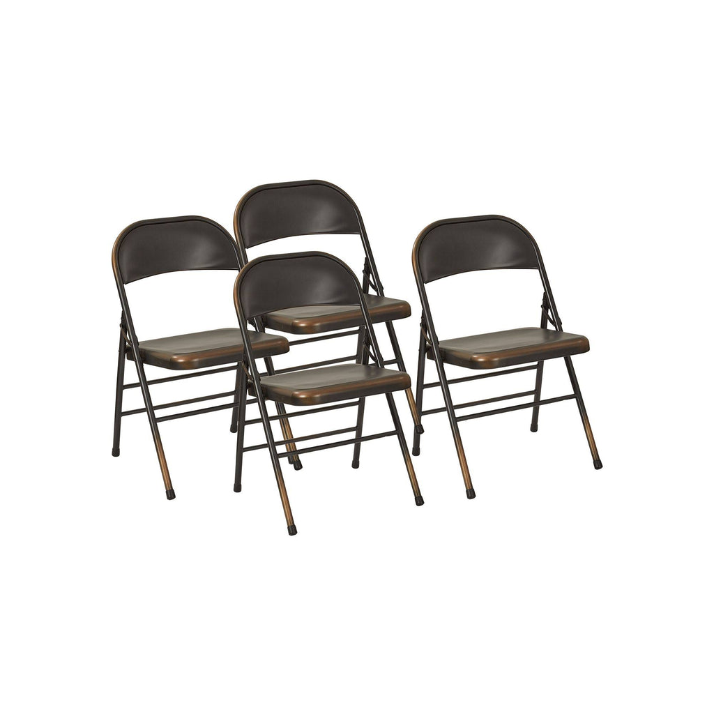 Antique Copper Steel Folding Chair J3435