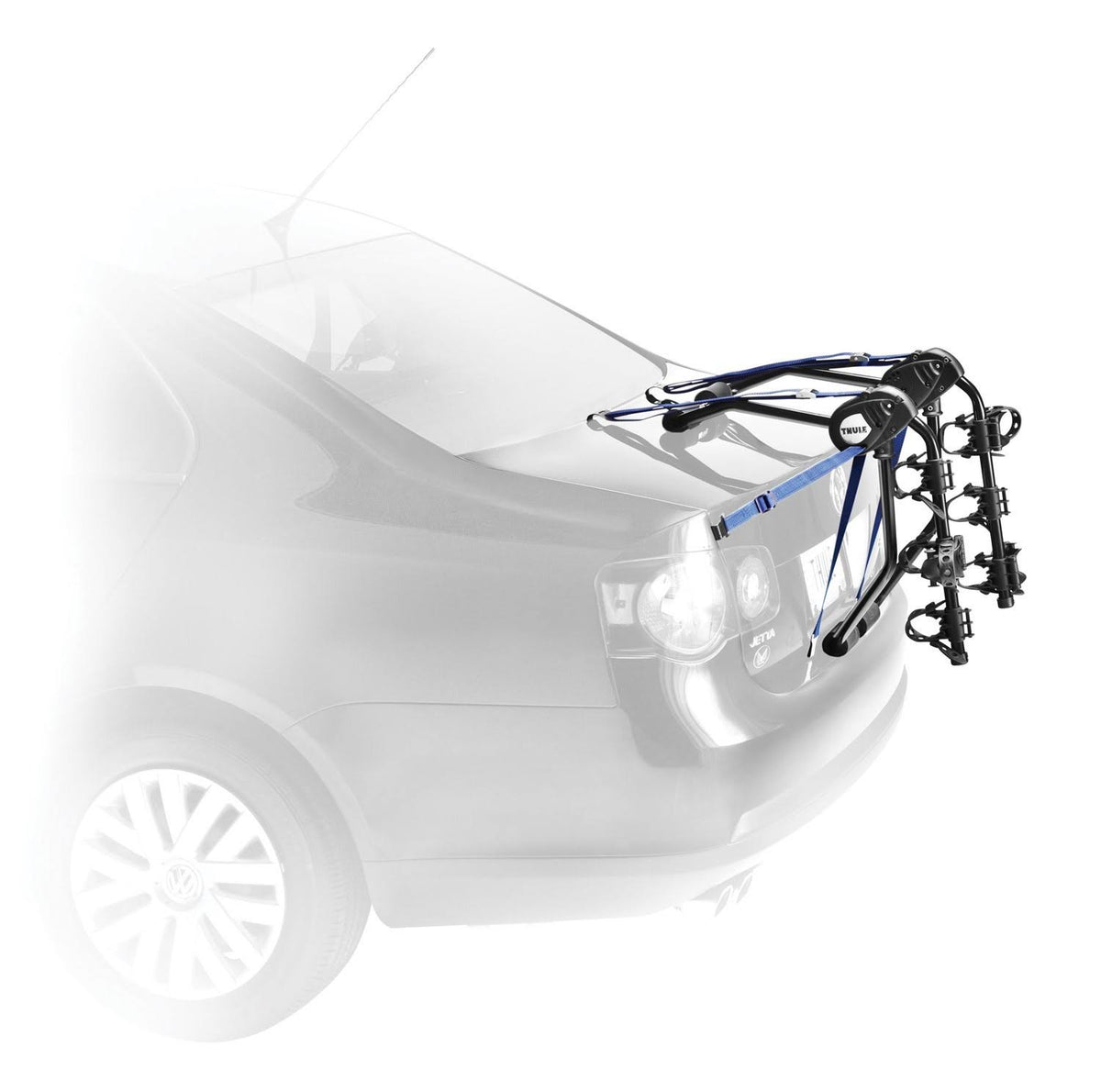 Black 3-Bike Trunk Vehicle Rack I933296