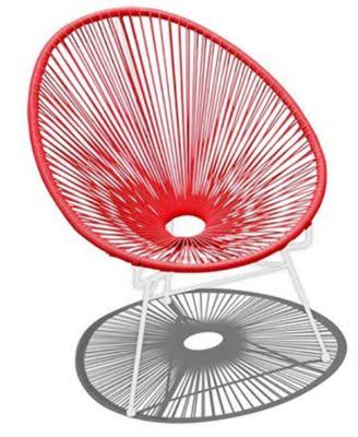 White Lightning Outdoor Lounge Chair R652