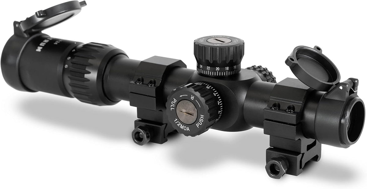 1-6x24 First Focal Plane Rifle Scope with Illuminated MOA Reticle U5045