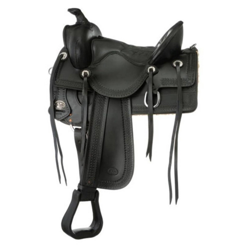 Black Trail Rider Saddle F1758