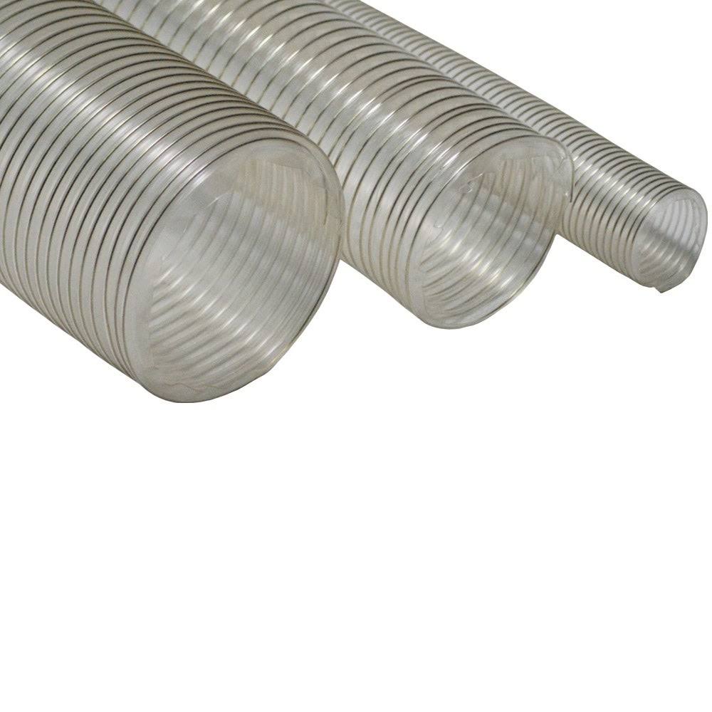 Clear PVC Flexduct 9x22 ID x 25 Y920228