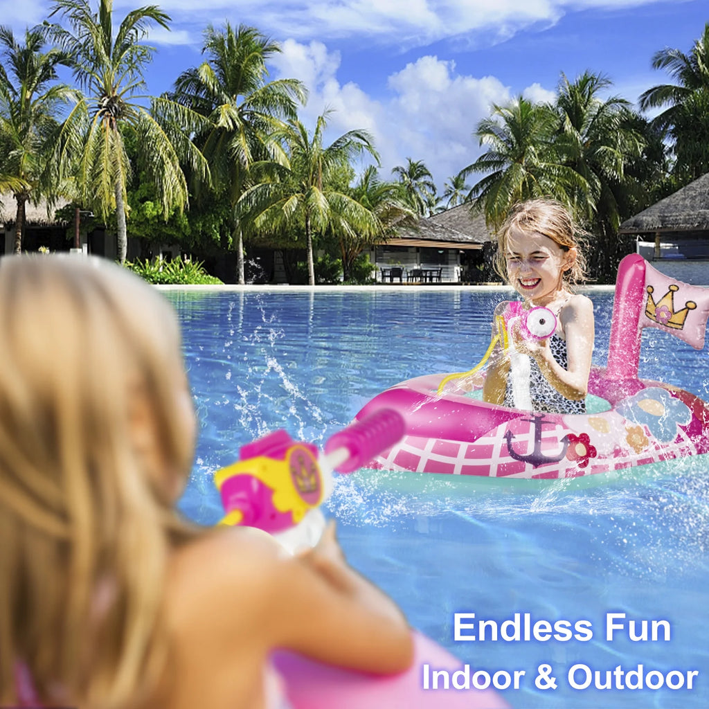 Pink Inflatable Toddler Pool Float A39299