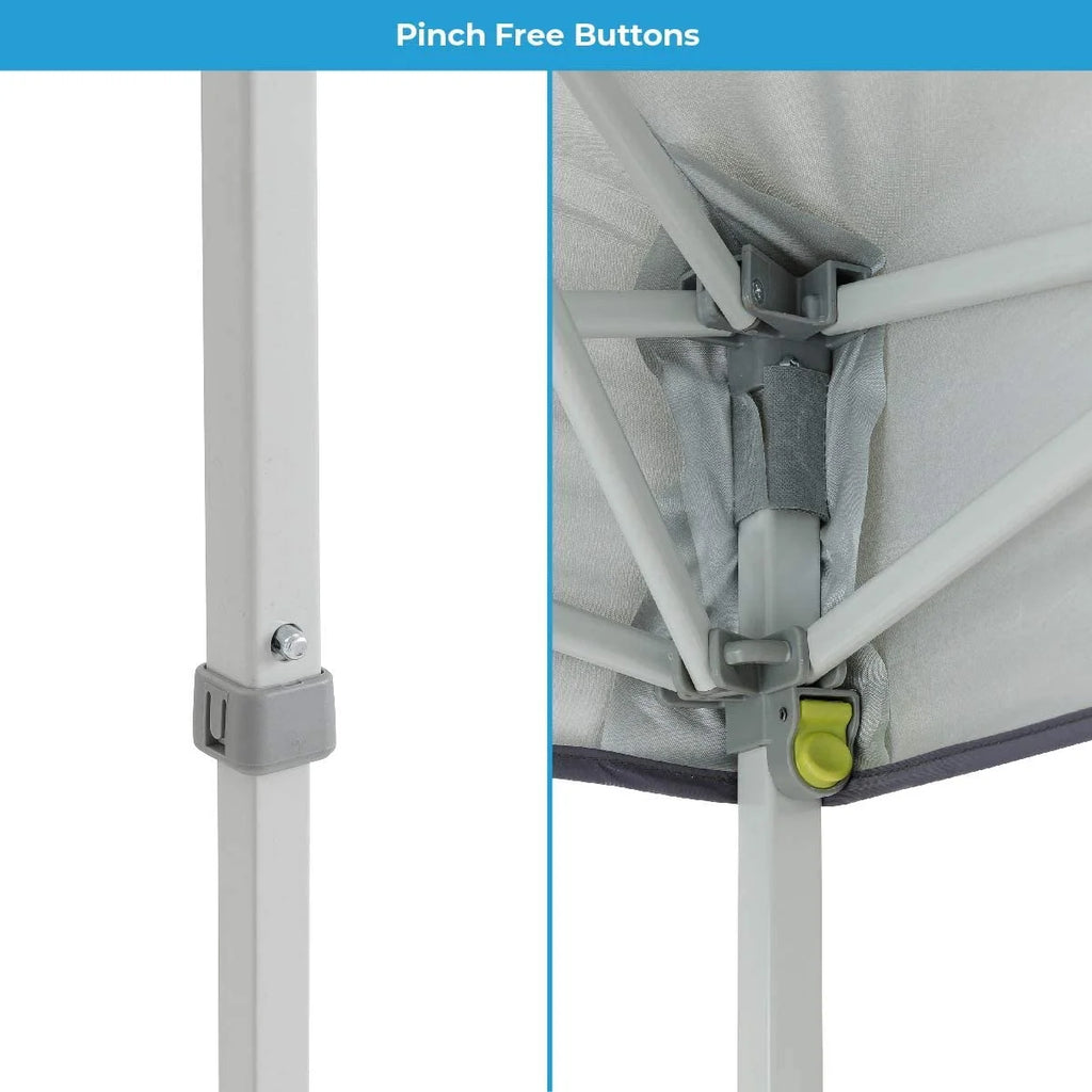Gray 8 ft x 8 ft Canopy Tent with Carry Bag Y5211