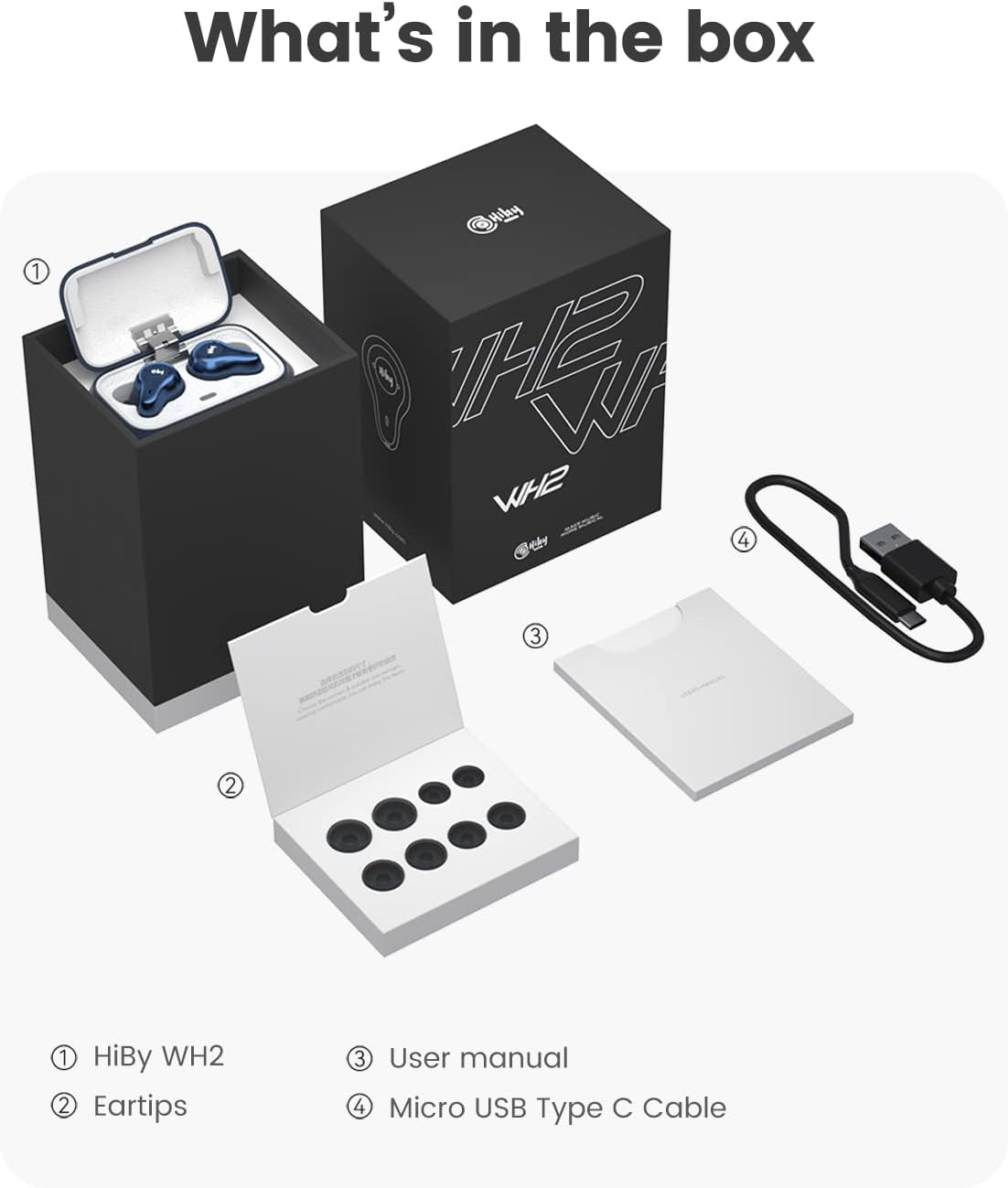 HiFi Bluetooth Headphones, IPX4, Bluetooth 5.2, Pack of 2 K1970