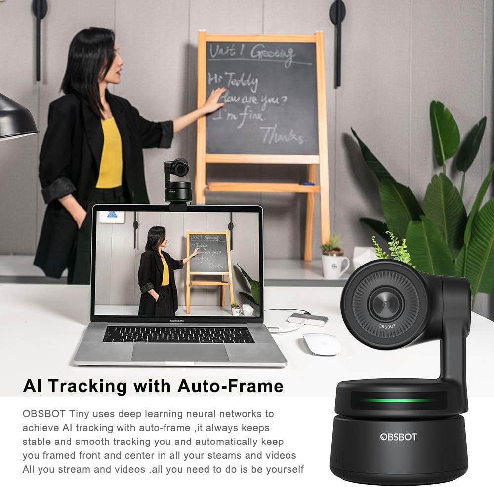 PTZ Webcam with AI Tracking Y74279