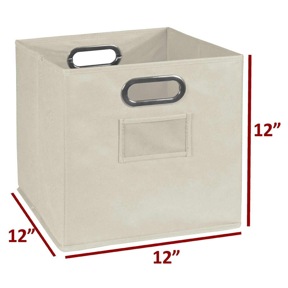 6 Cubes and 3 Canvas Bins Storage Set D6922