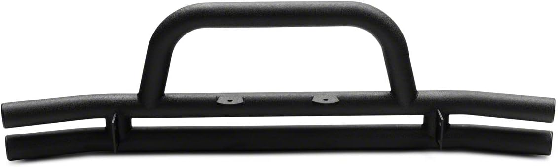 Textured Black Tubular Front Bumper D350367