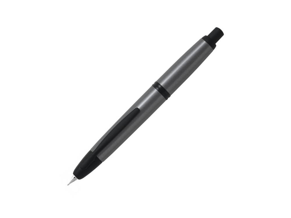 Grey Matt Satin Brass Fountain Pen F65203