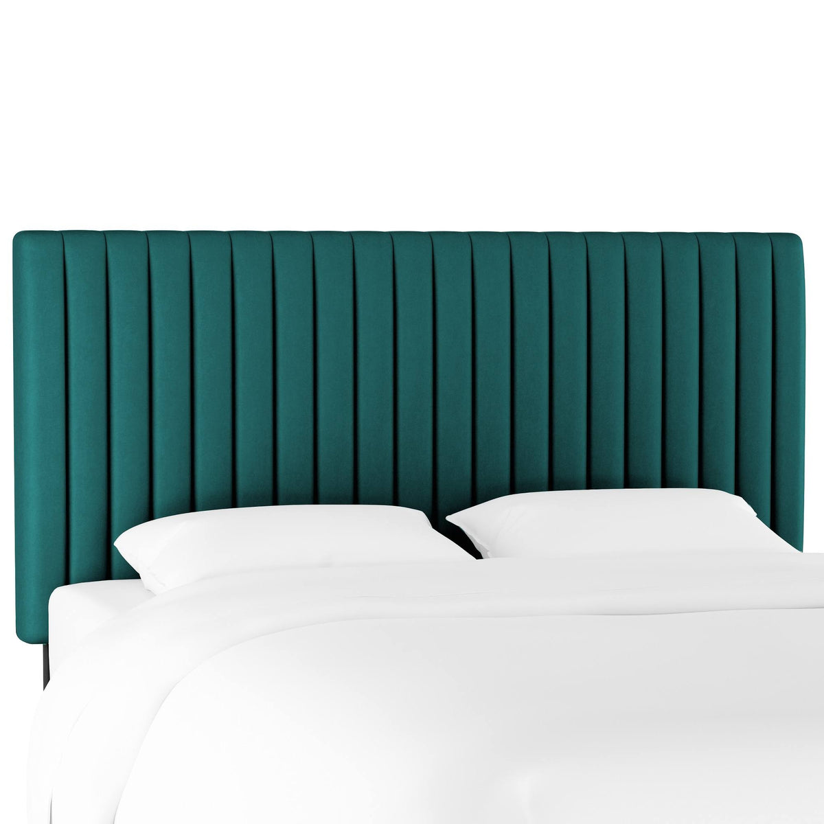 Queen Headboard Velvet Teal L20636