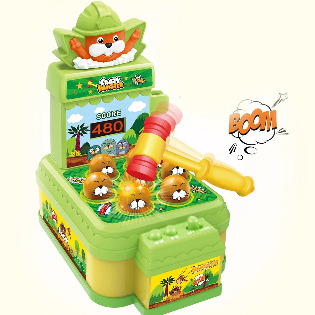 Mini Coin-operated Pound Arcade Game Toy with One Hammer P815537