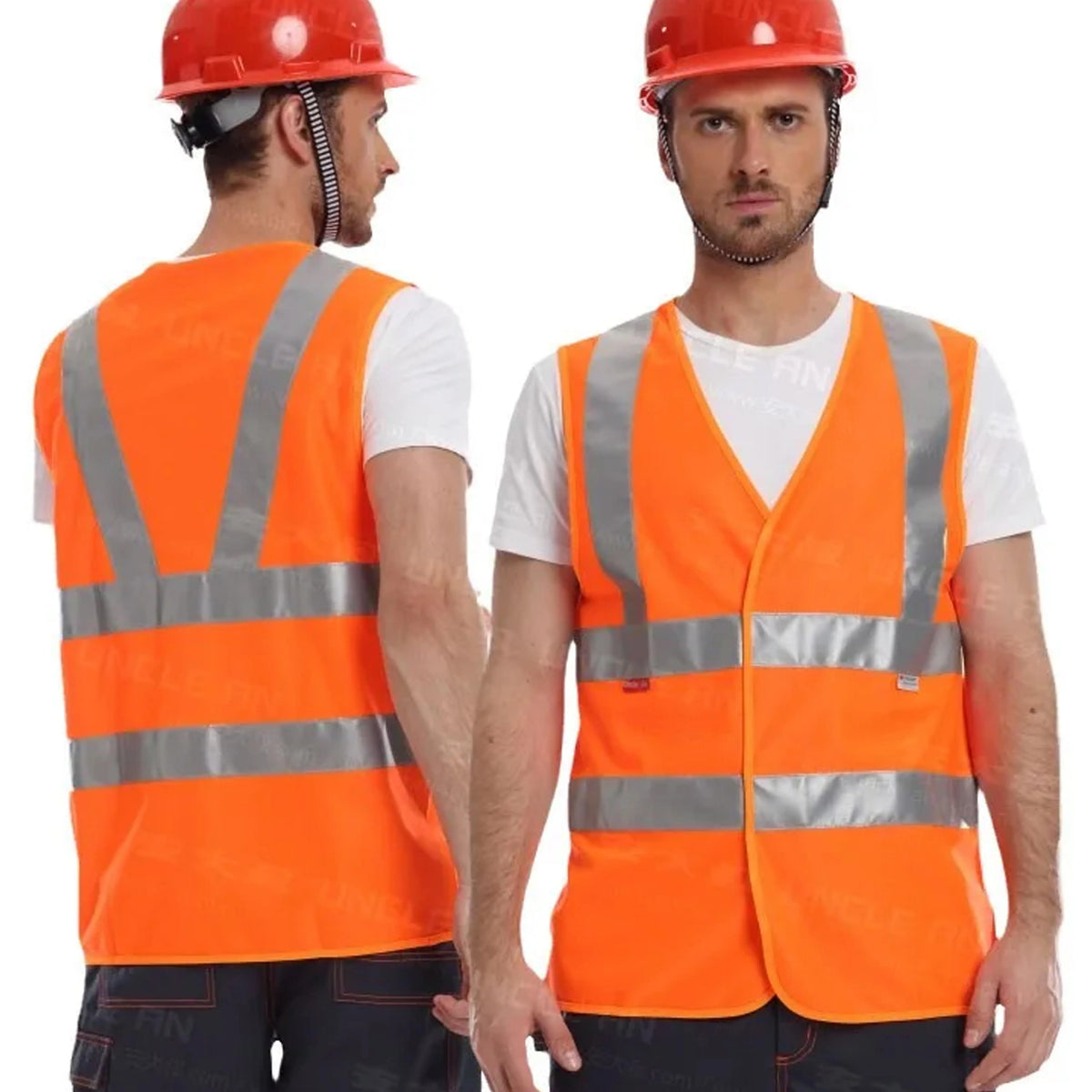 Safety Orange M Size 4 Pack Safety Vest G434