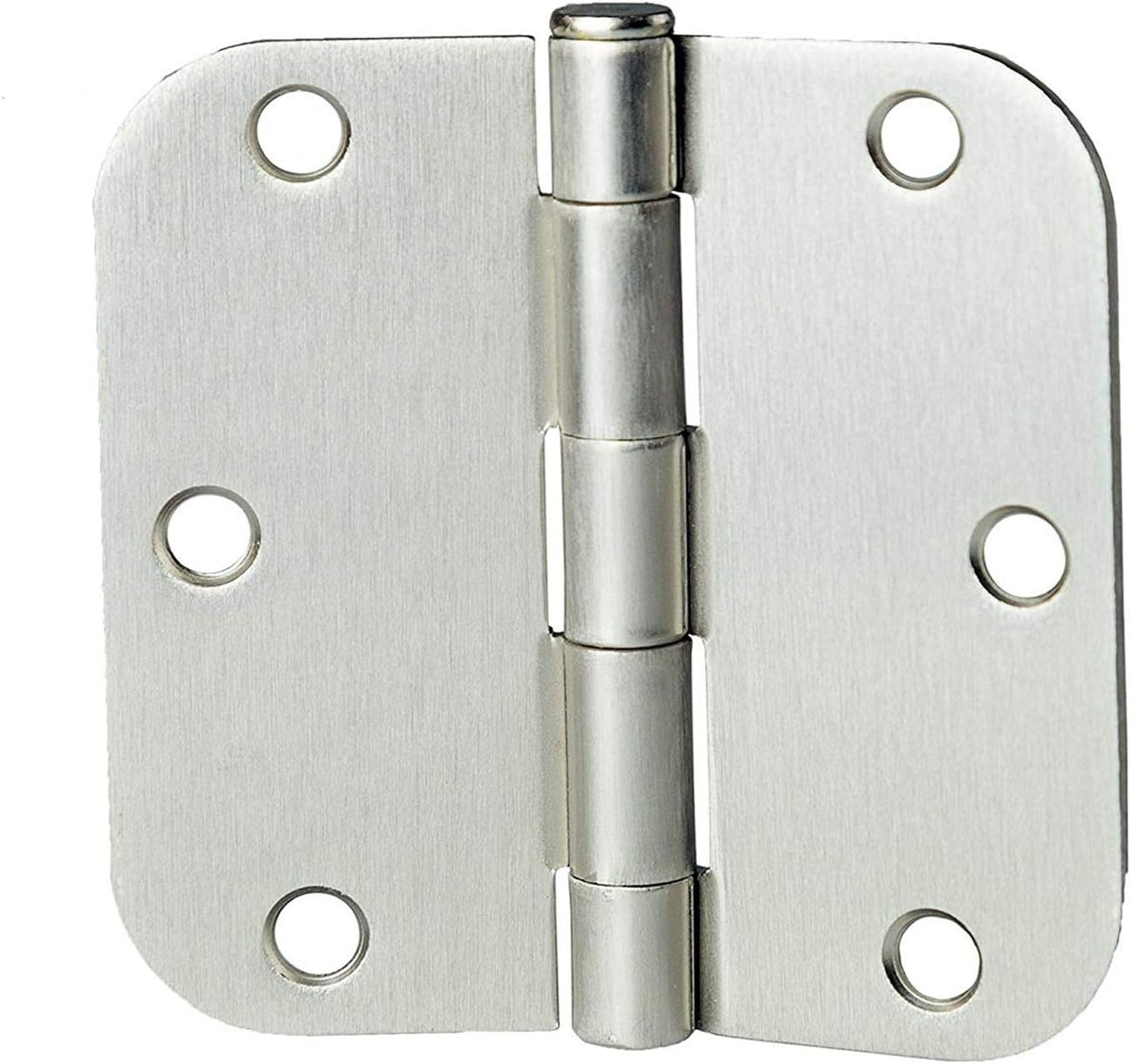 48 Pack Black Flat Interior Door Hinges 3.5 x 3.5 Inch 5/8 Radius Corners I3326