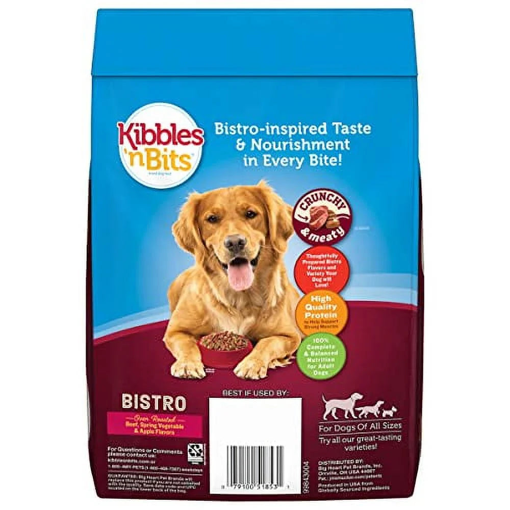 Oven Roasted Beef Flavor Dry Dog Food, 3.5 Pound Bag (Pack Of 4) H38324