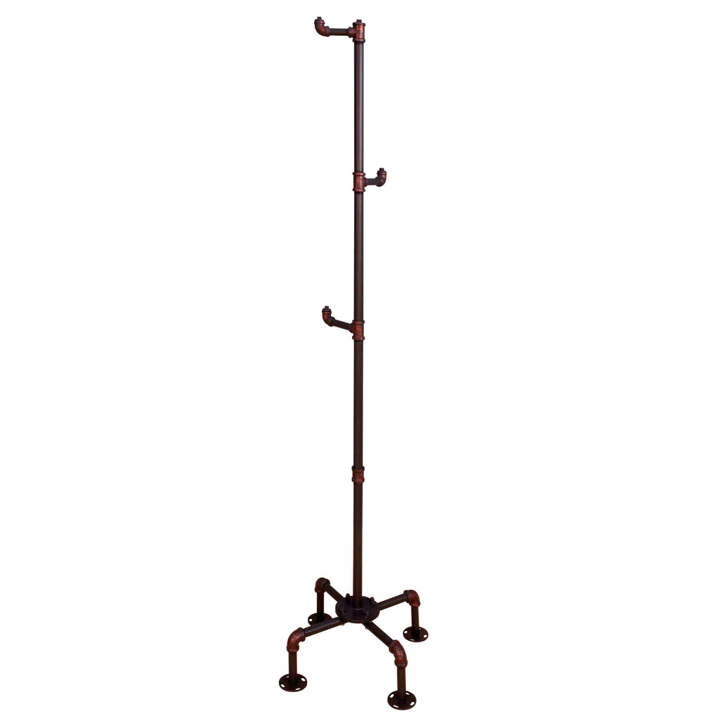 Industrial Sand Black Coat Rack W83219