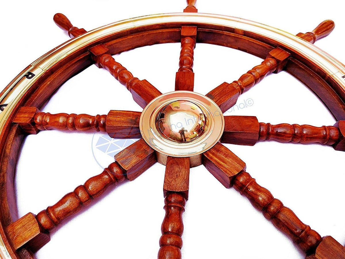 Wooden Ship Wheel (36 Inches) F424477