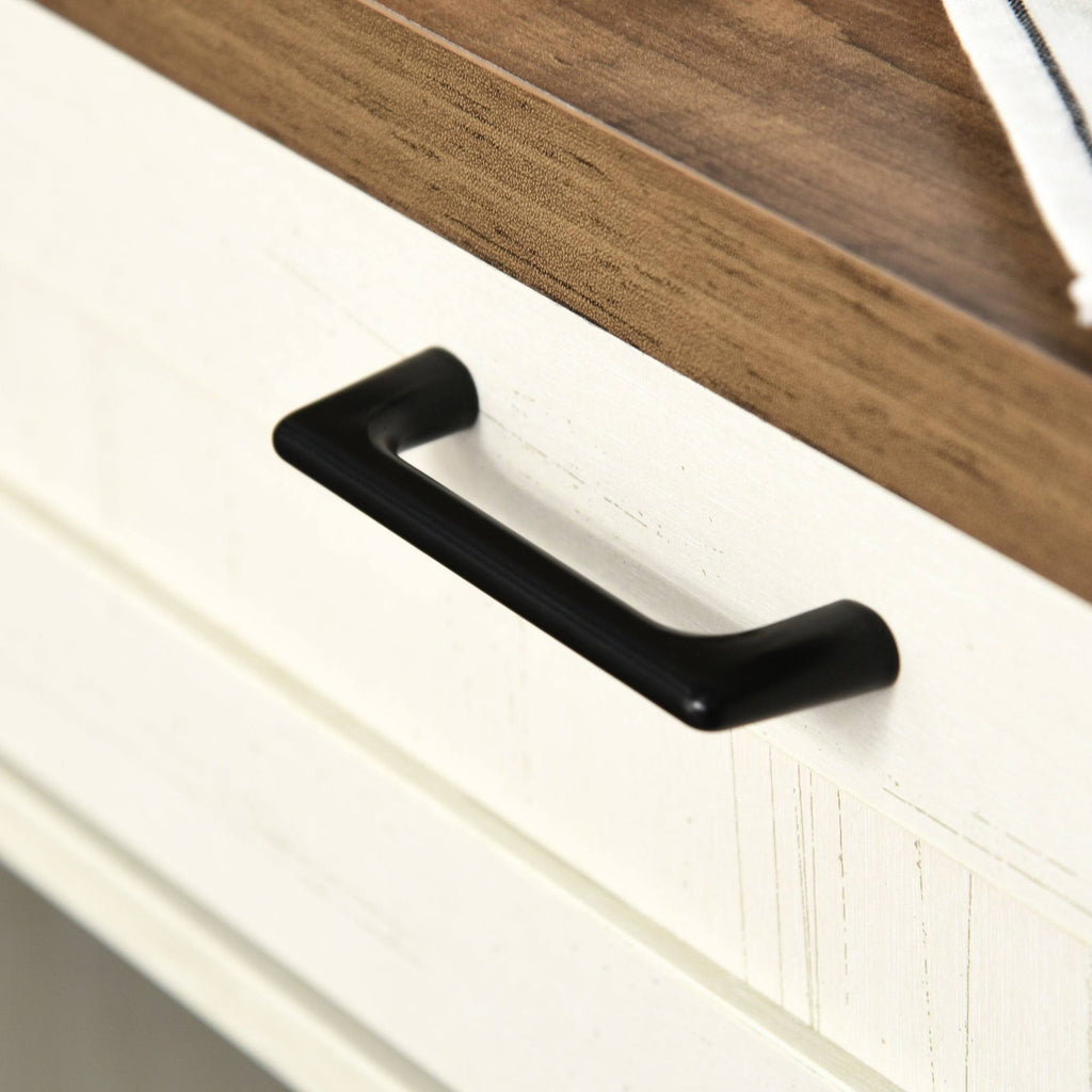 Rustic Barn Door Storage Cabinet Buffet Sideboard Light Oak J7914