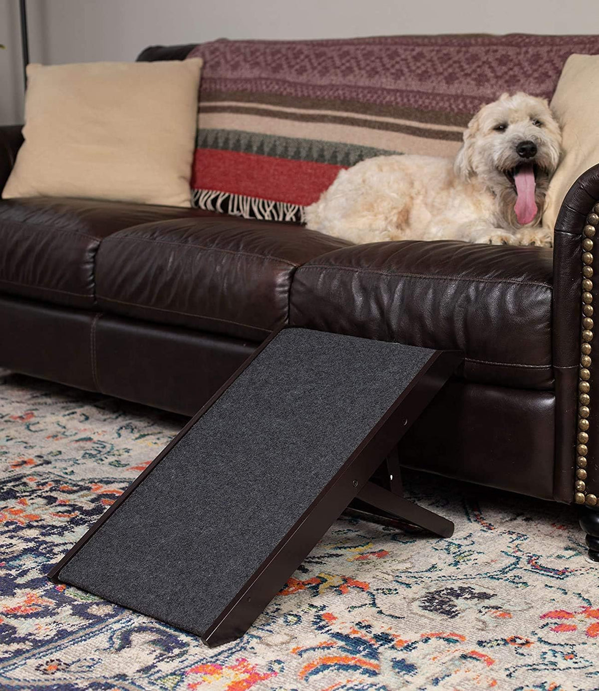 Espresso Wooden Folding Dog Ramp Pack of 2 C158