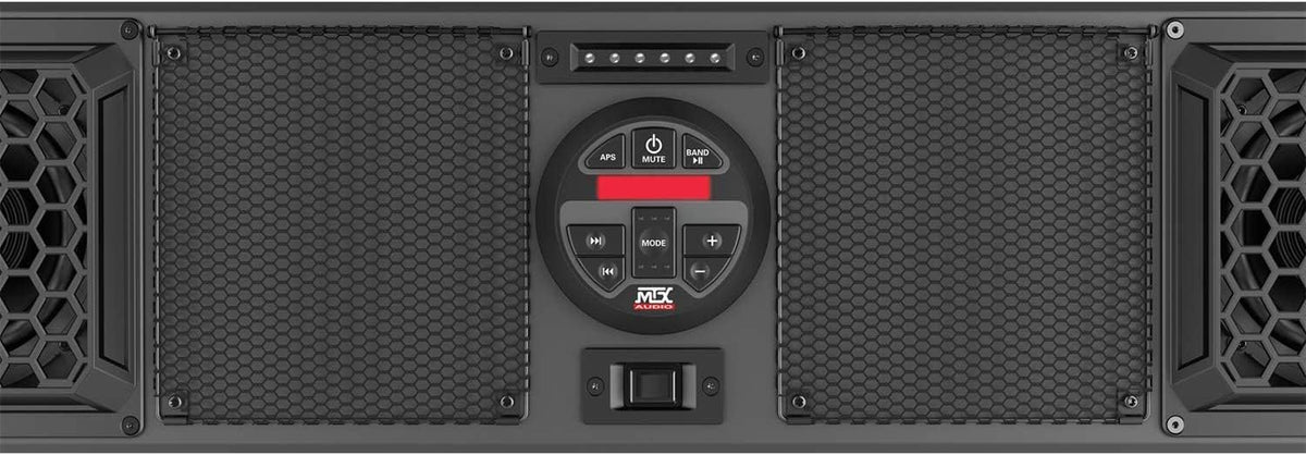 Bluetooth Overhead UTV Audio System with Four Speakers and Built-In Amplifier O318854