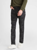 Slim-Fit Travel Jean Camo Print Grey Camo M859