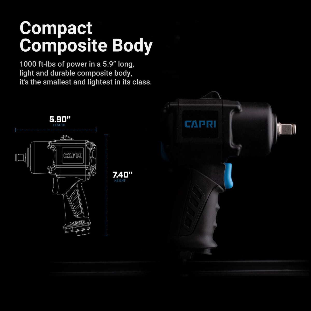 1/2 in. Twin Power Air Impact Wrench T77336
