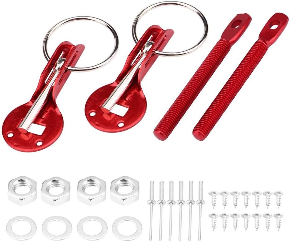 Blue Stainless Steel Hood Pin Lock Latch Kit F486