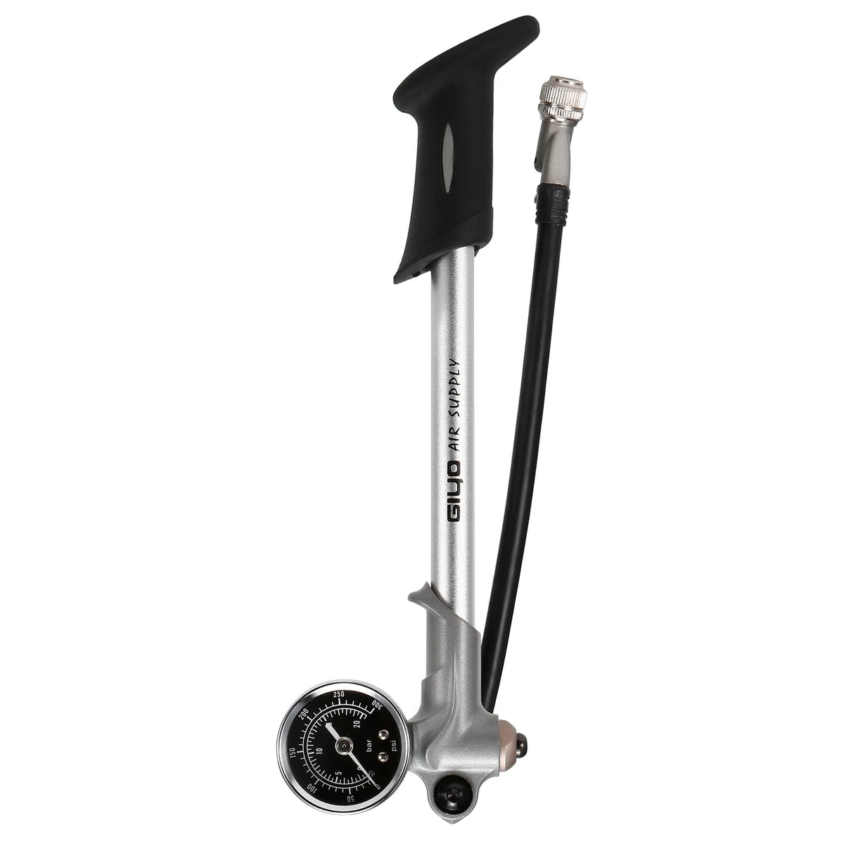 300PSI Front Fork Suspension Pump with Gauge Lever Lock Schrader Valve R706