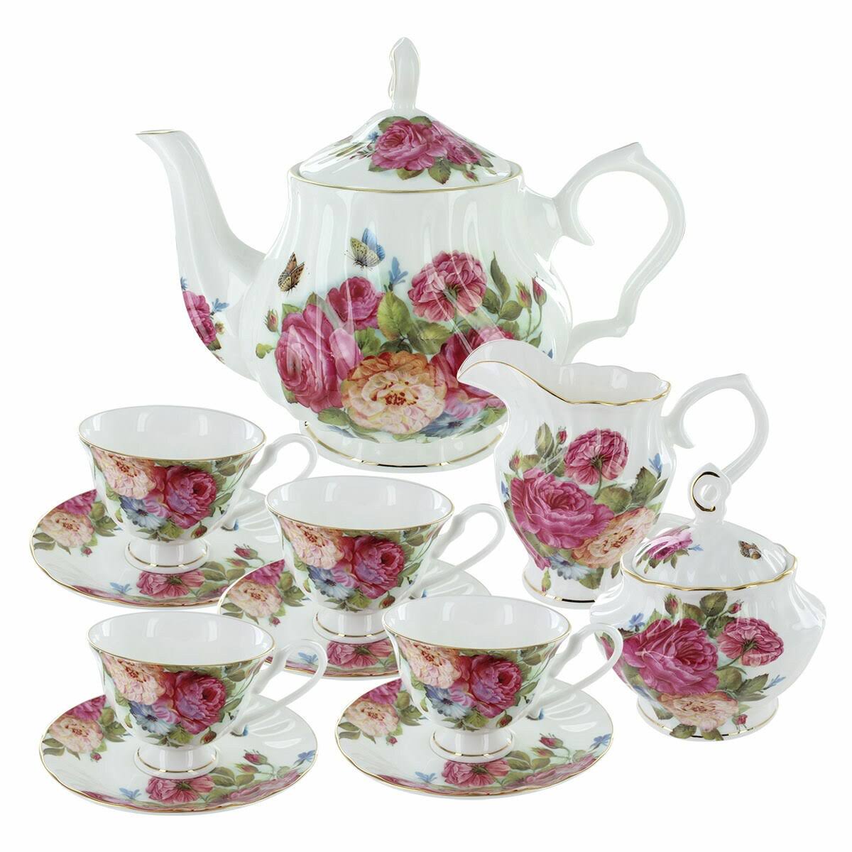 Bone China Tea Set Bundle D4464